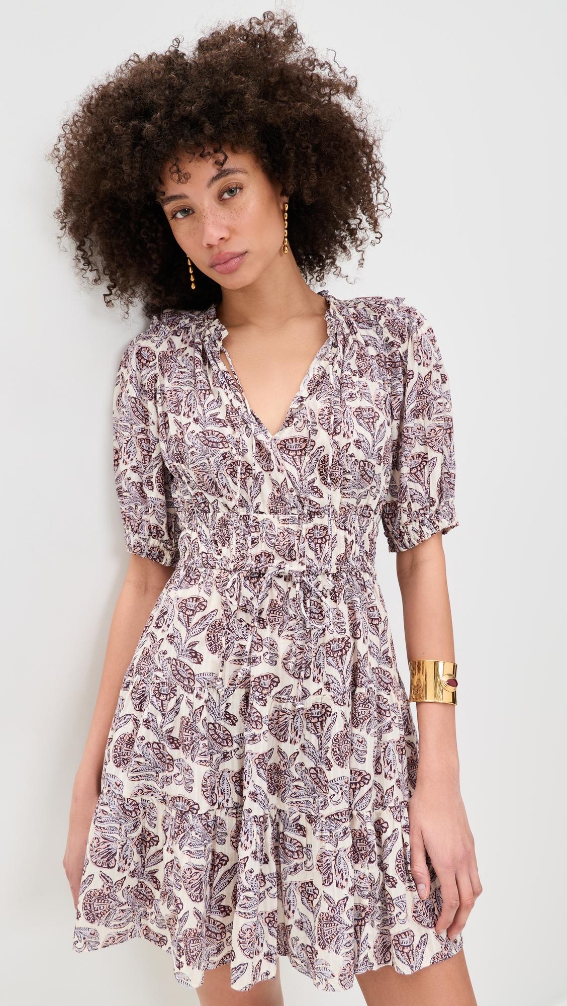 soffia short sleeve mini dress