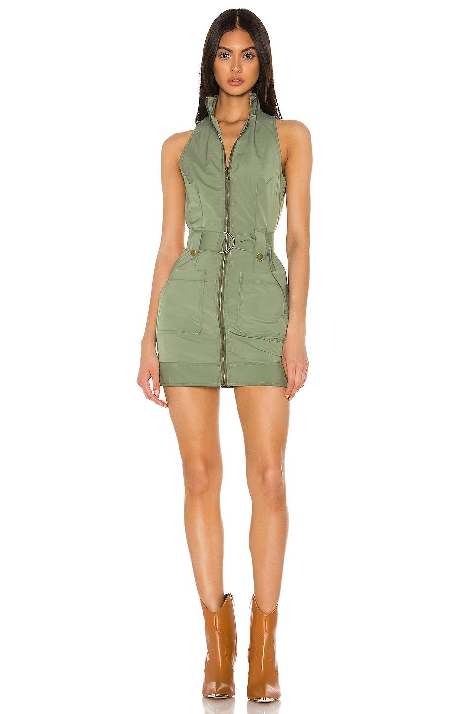 sofia belted mini dress