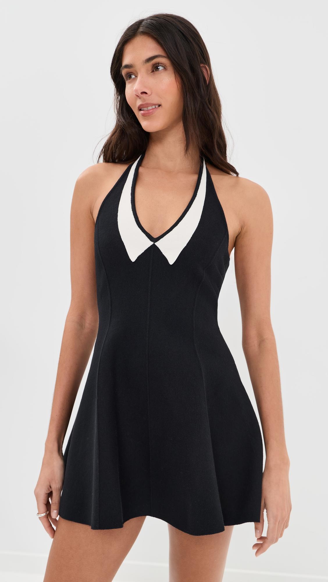 sofia collared flare dress