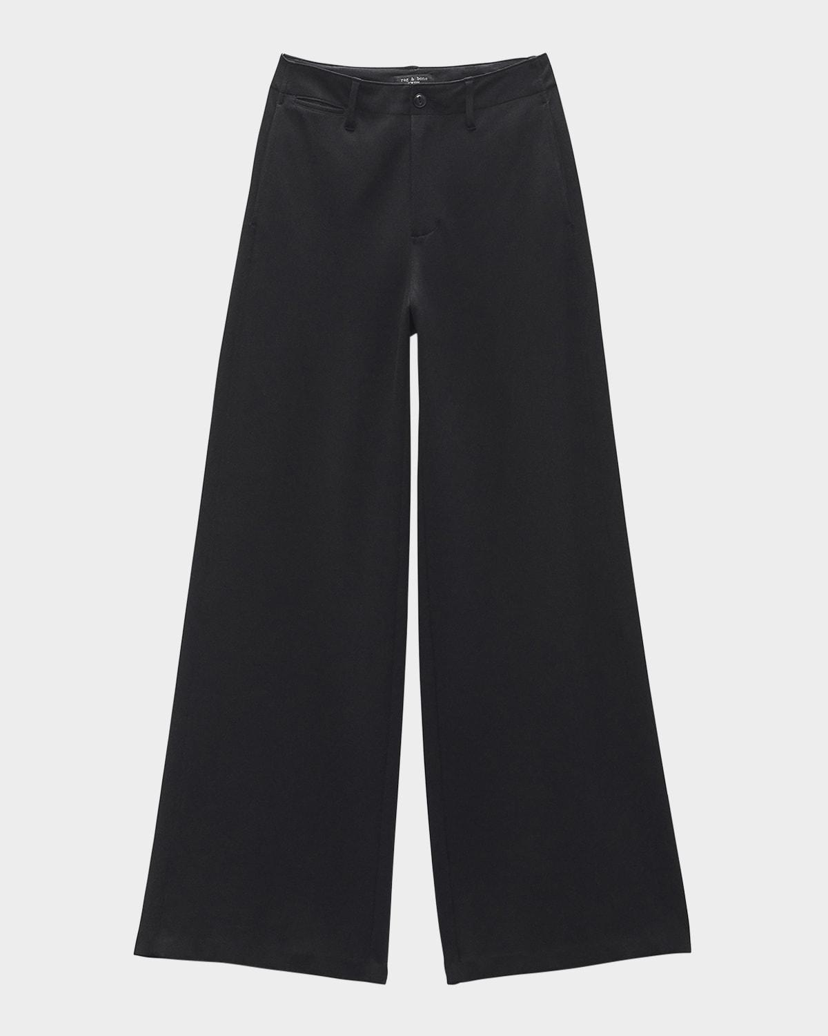 sofie wide-leg ponte pants