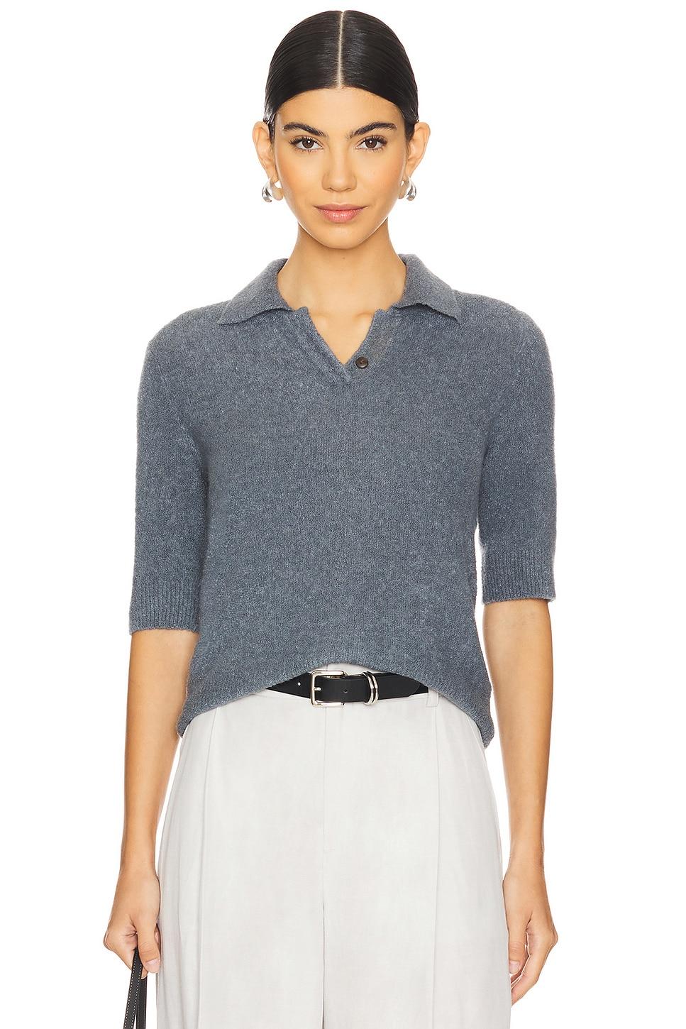 soft boucle short sleeve polo