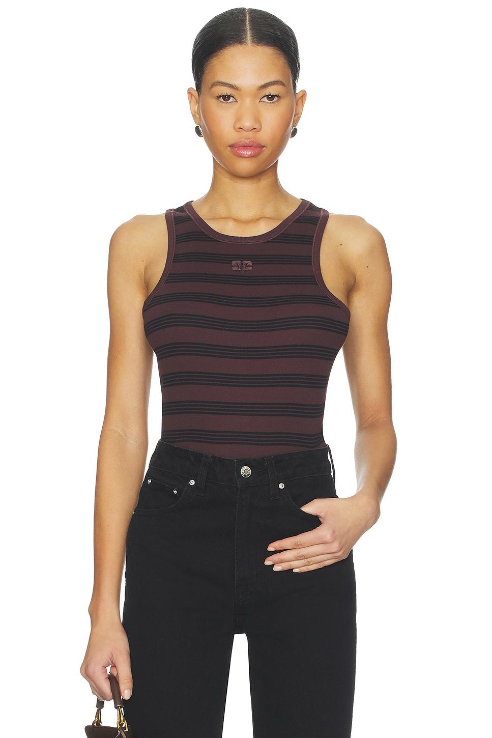 soft cotton rib tank top