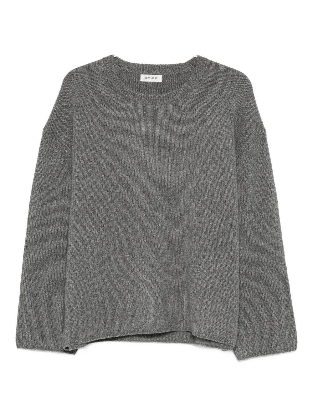 soft goat soft wool crewneck sweater