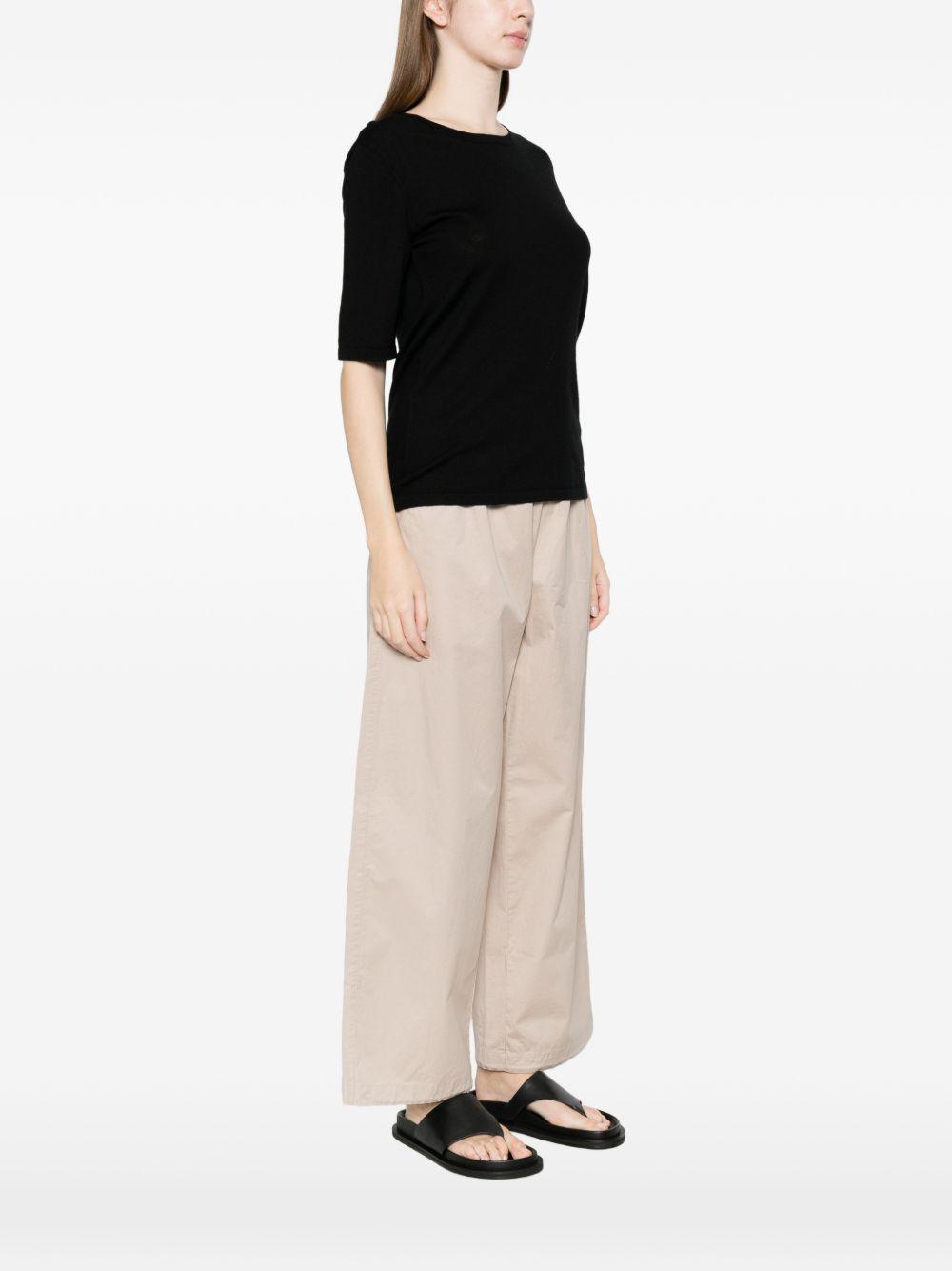 soft goat sweaters black cashmere - women