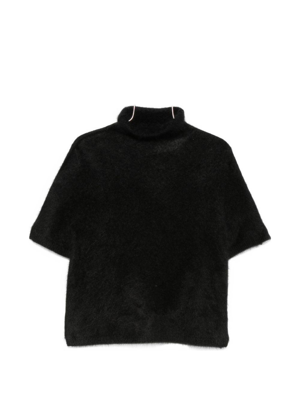 soft goat sweaters nero - women
