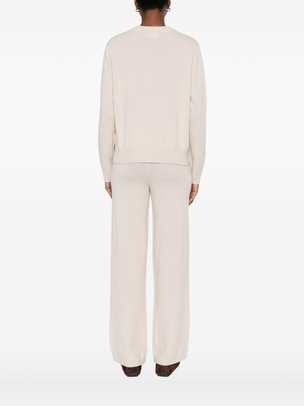 soft goat sweaters white - women