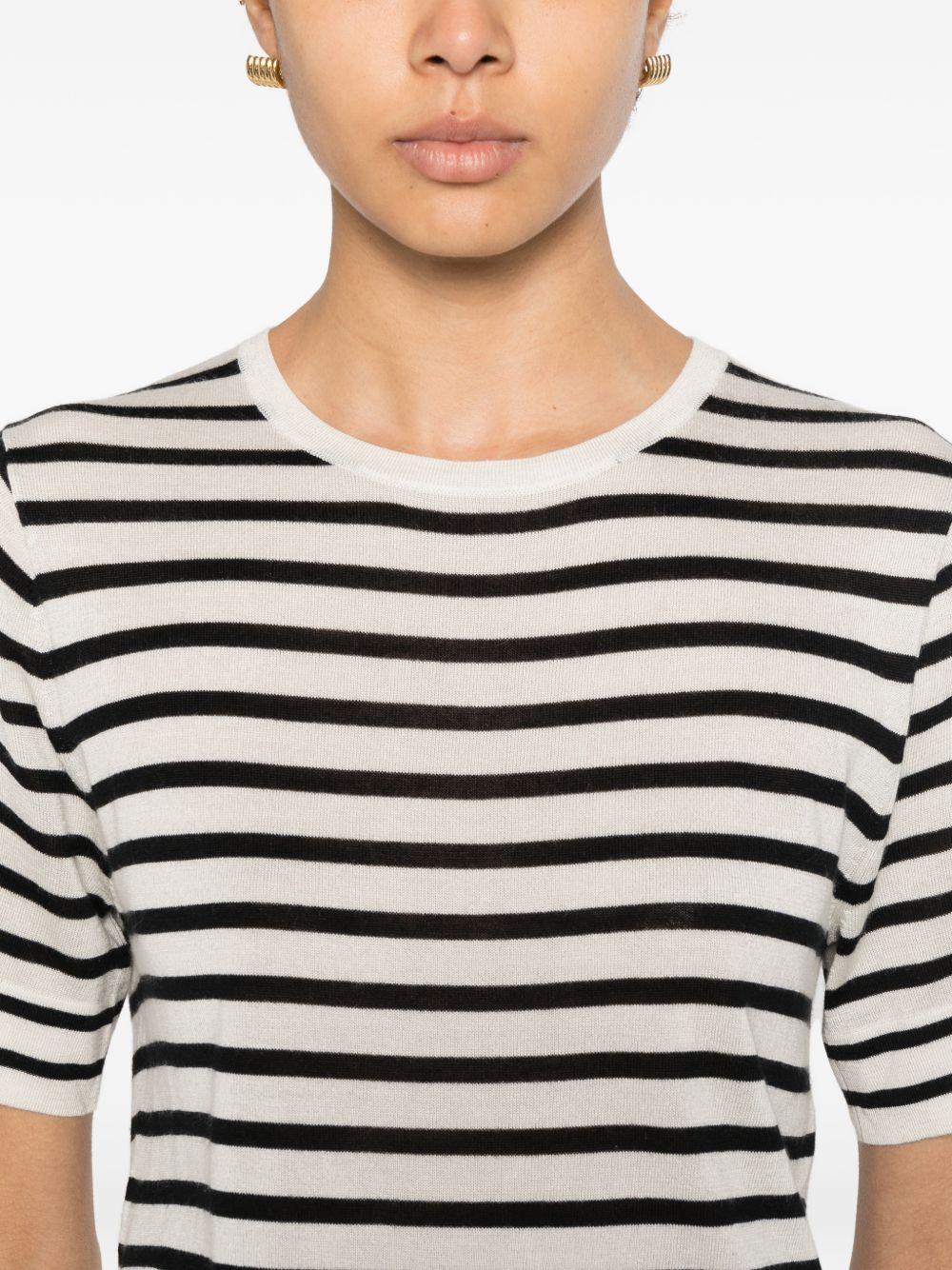 soft goat t-shirts and polos white silk - women