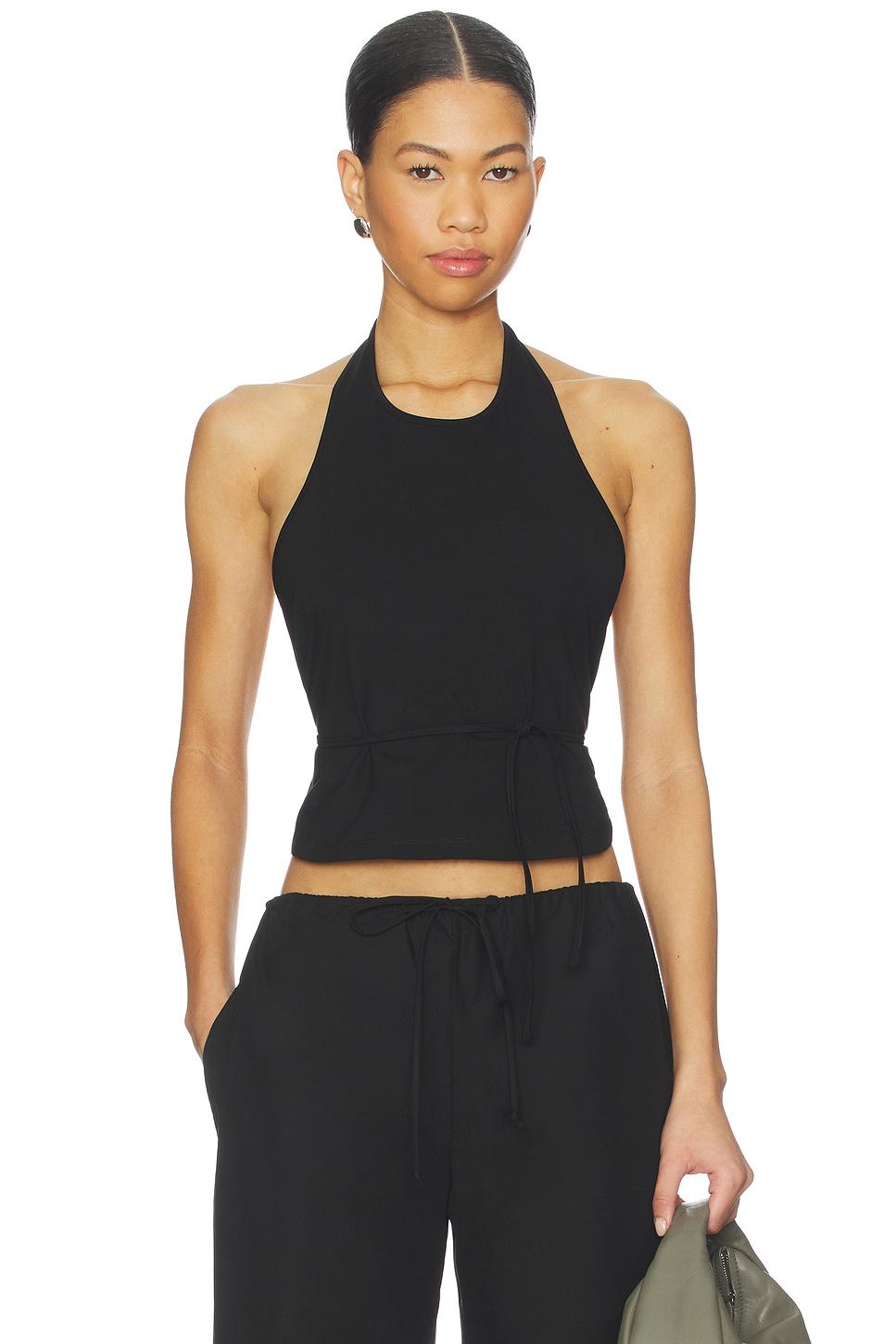 soft jersey halter top