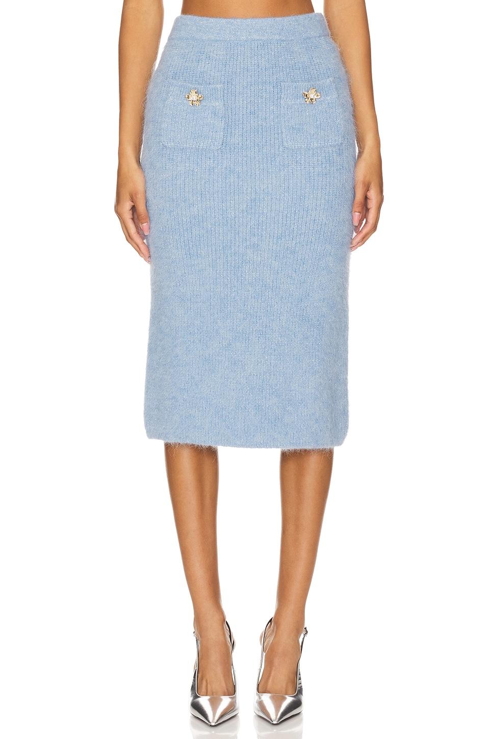 soft knit midi skirt
