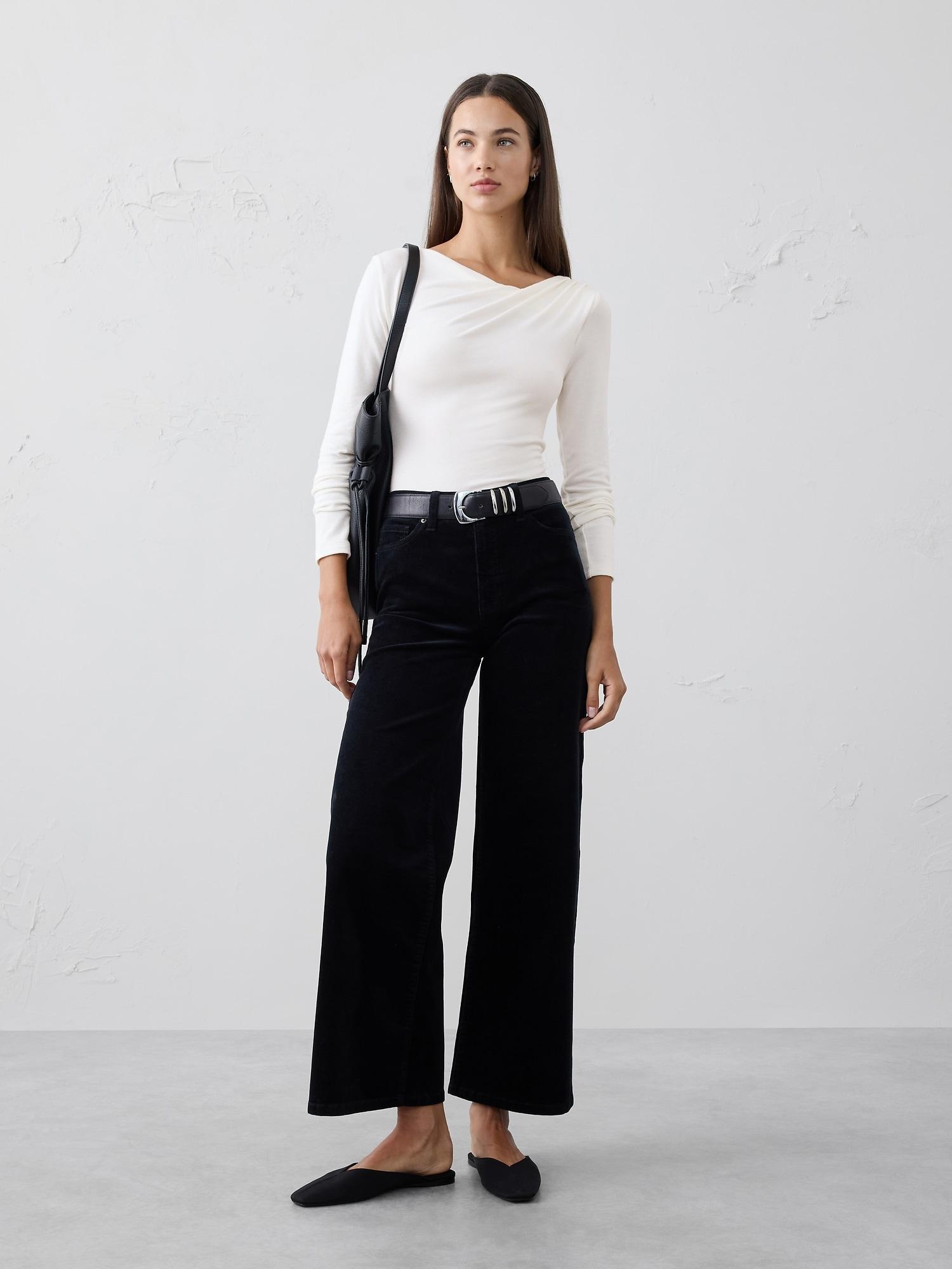 soft luxe draped top