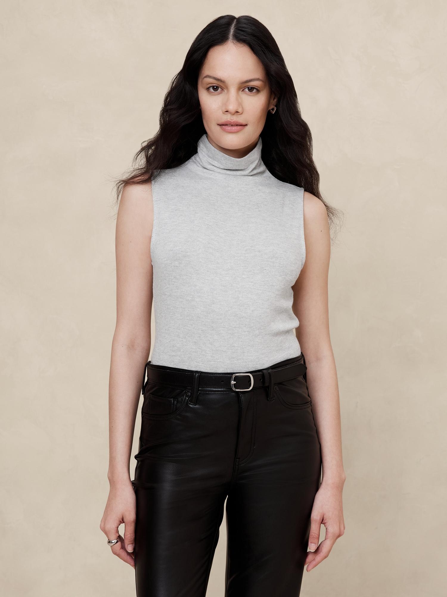 soft luxe turtleneck top