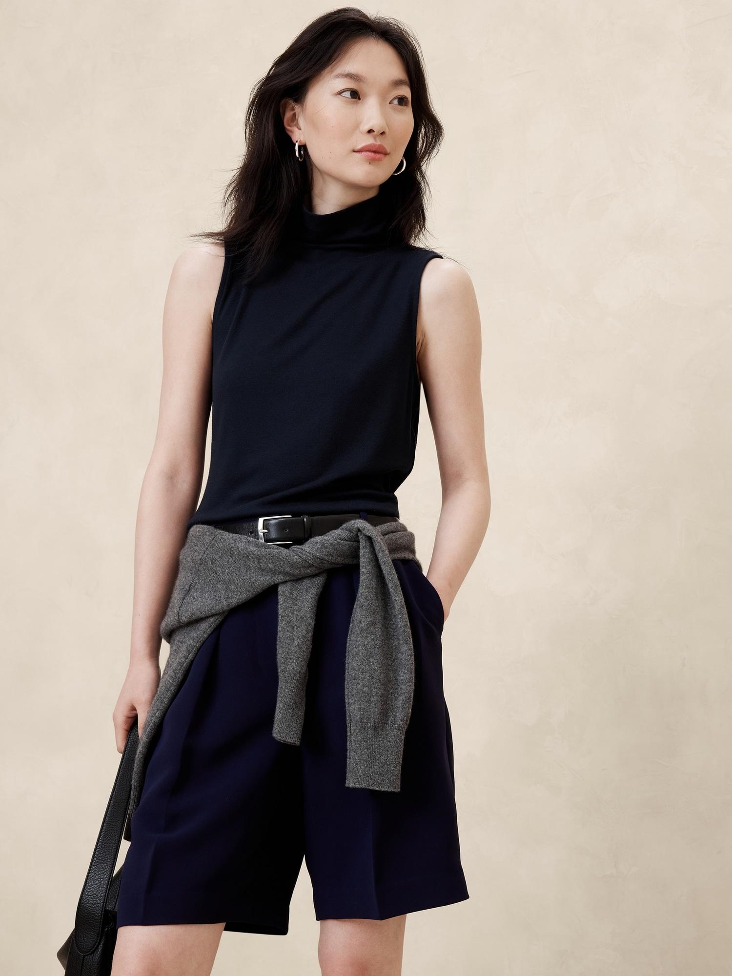 soft luxe turtleneck top