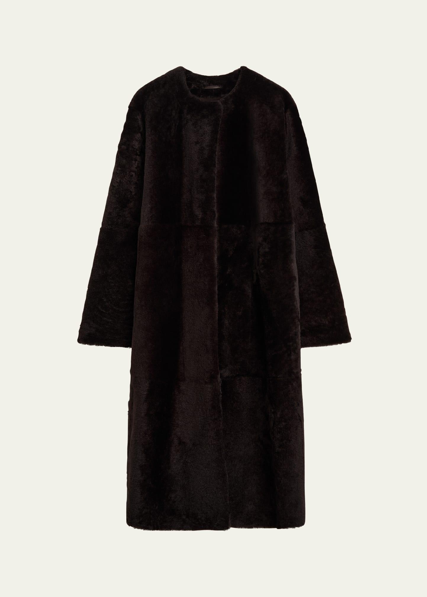 soft shearling coat