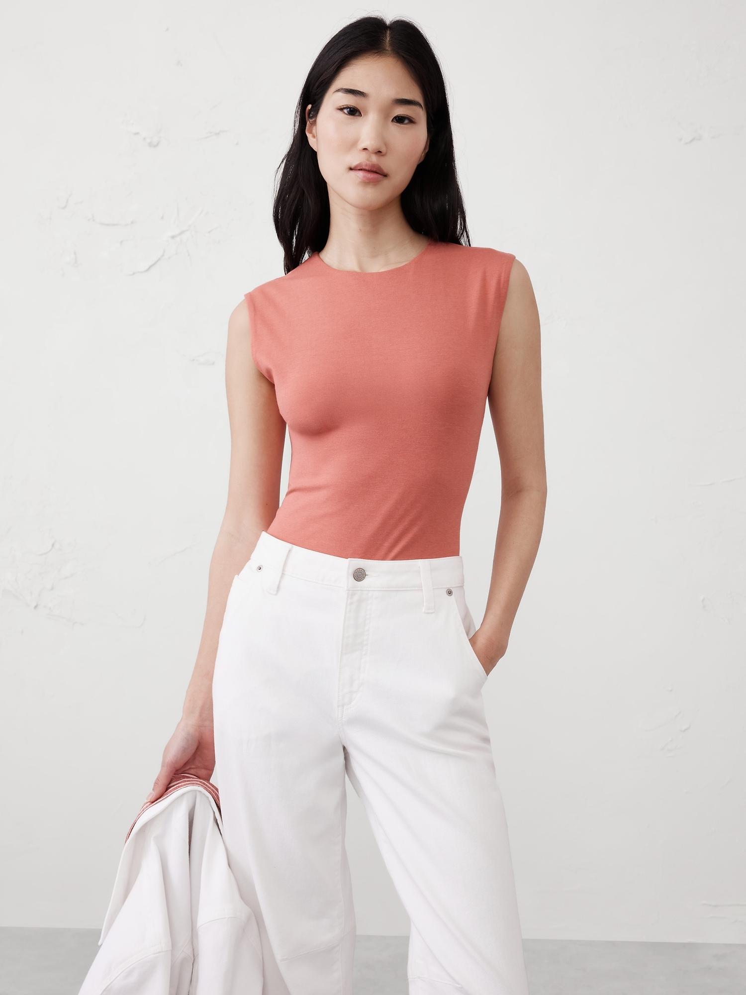 soft stretch crew-neck t-shirt