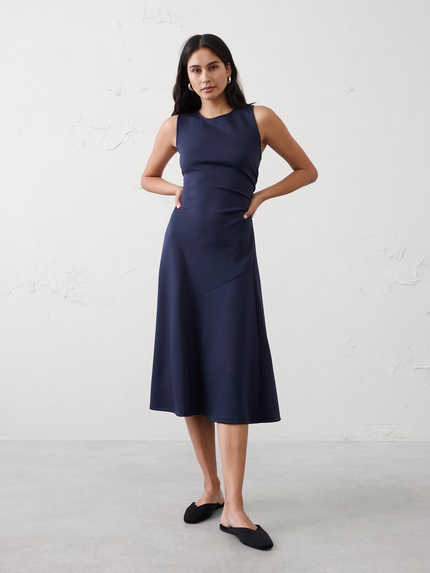 soft touch midi dress