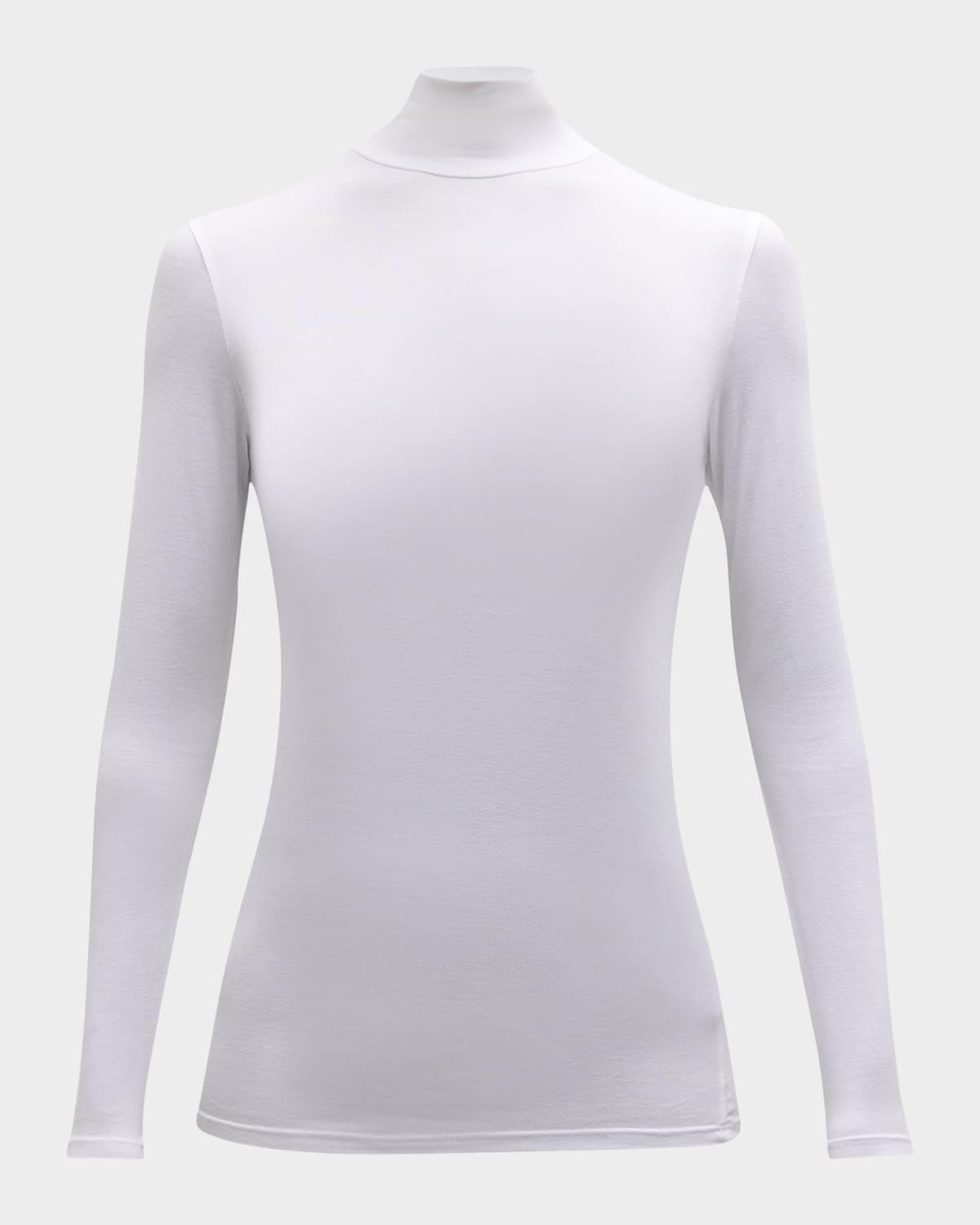 soft touch mock turtleneck top