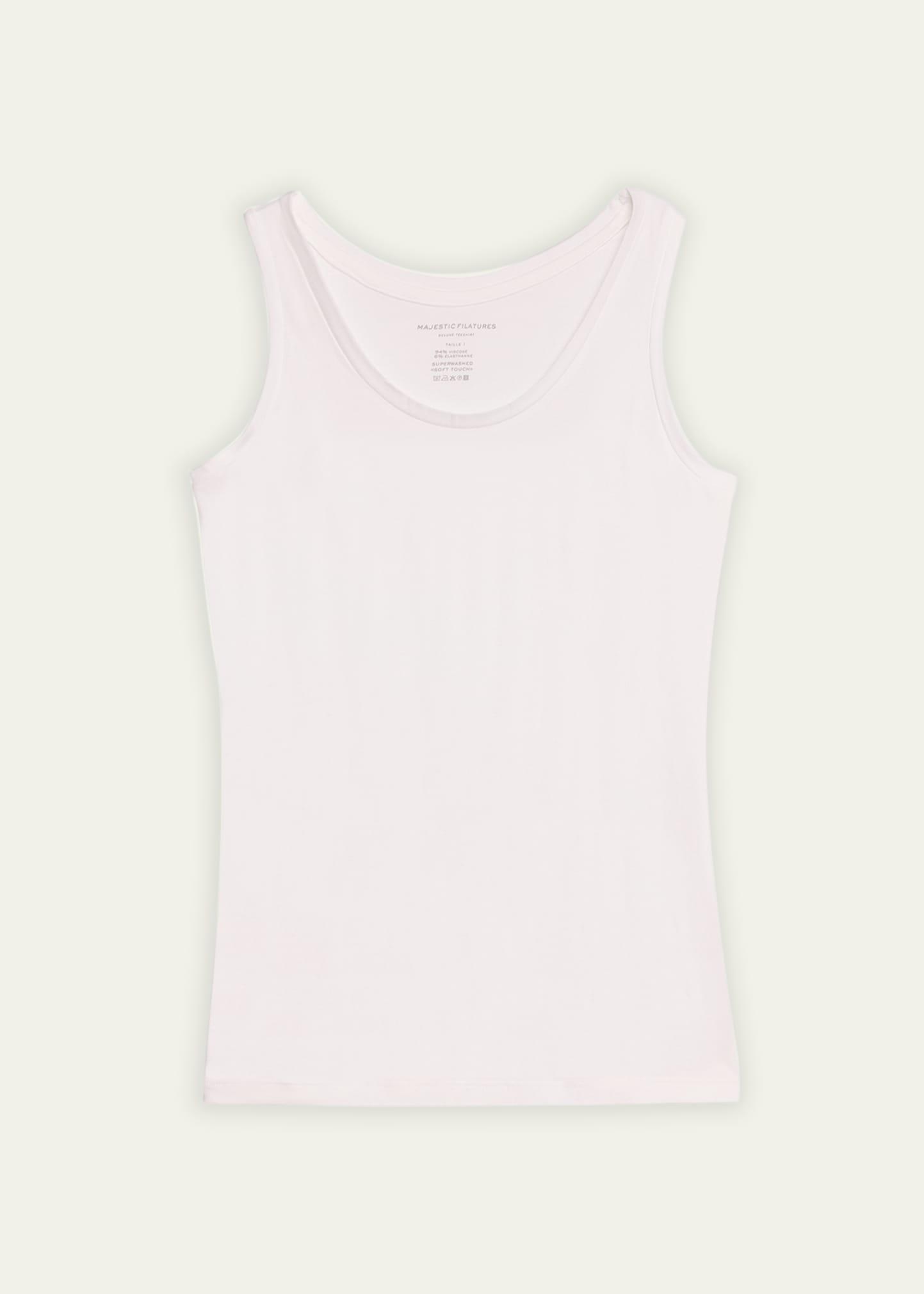 soft touch scoop-neck tank