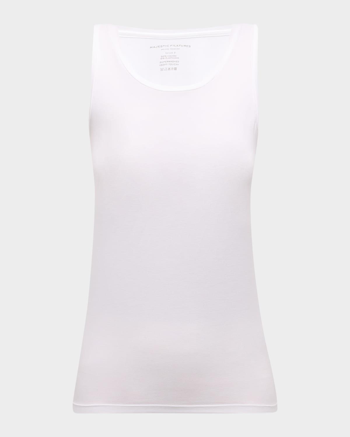 soft touch scoop-neck tank