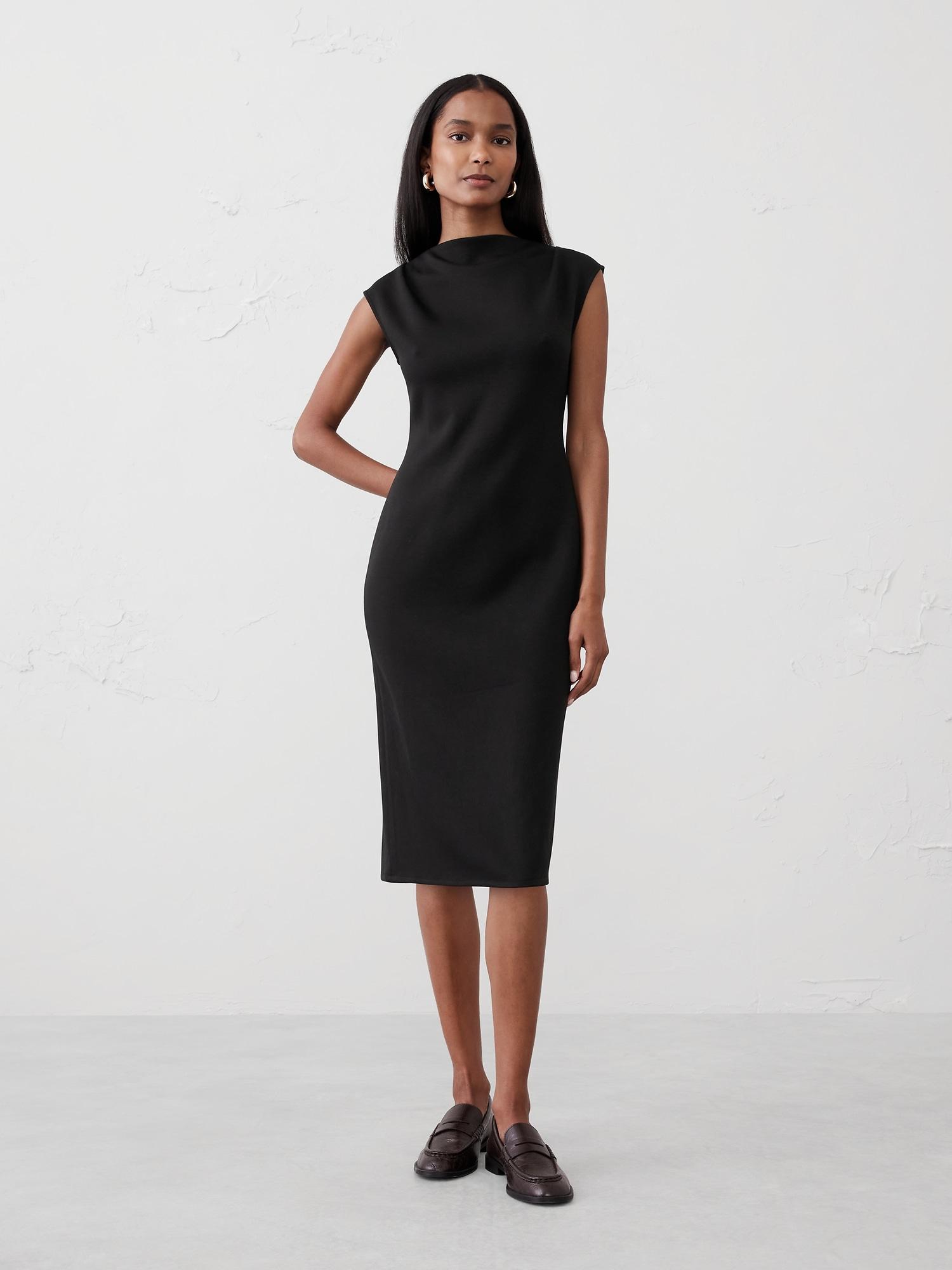 soft touch scuba sheath dress