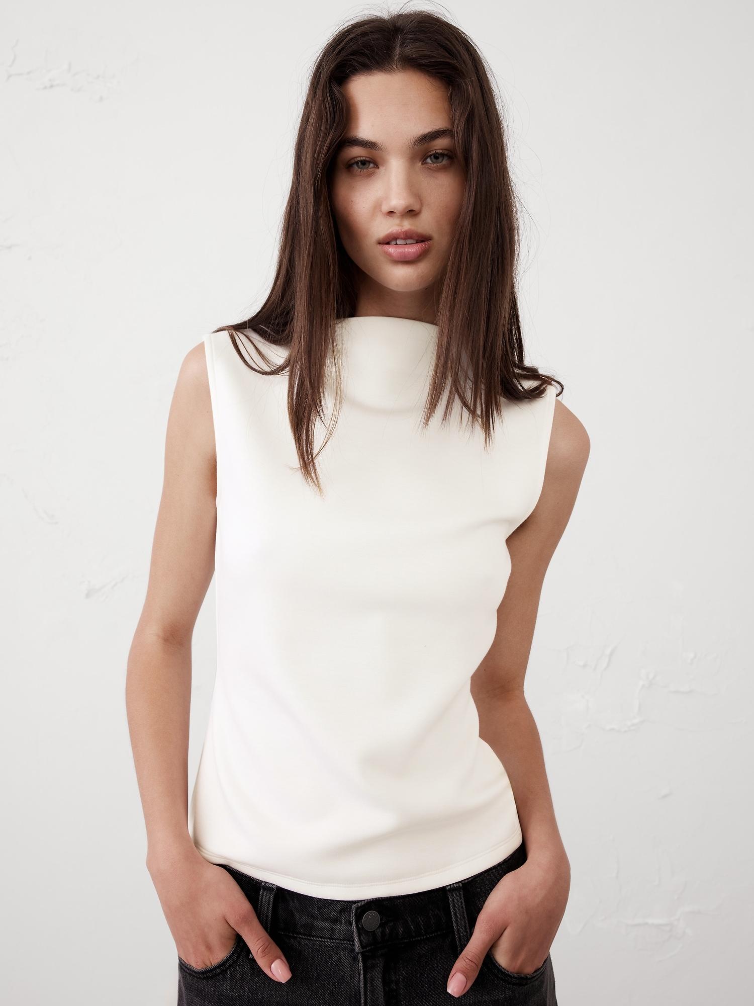 soft touch scuba slash-neck tank