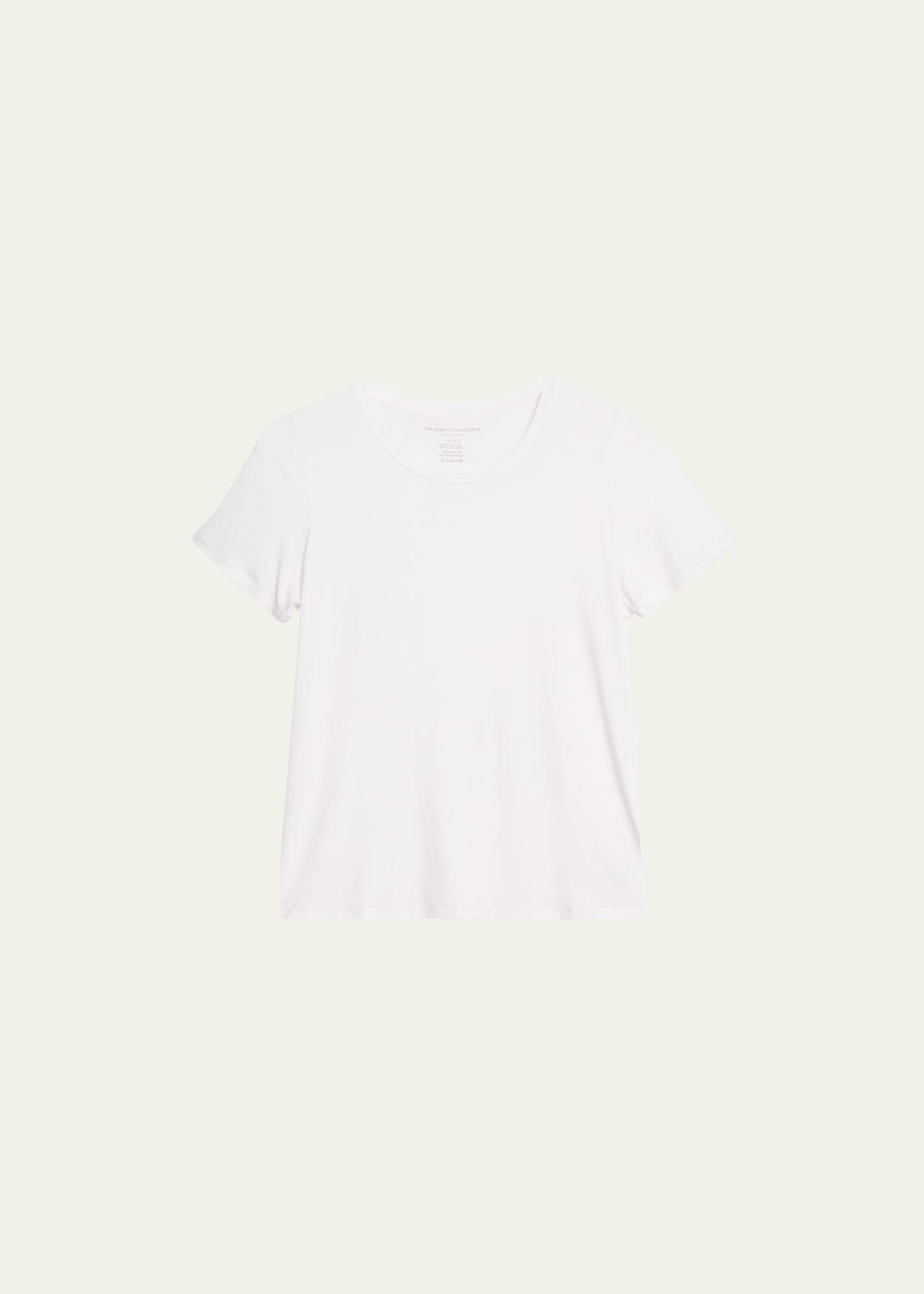 soft touch short-sleeve crewneck top