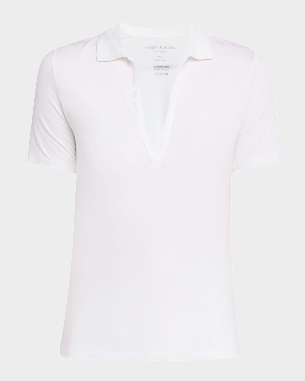 soft touch short-sleeve polo t-shirt