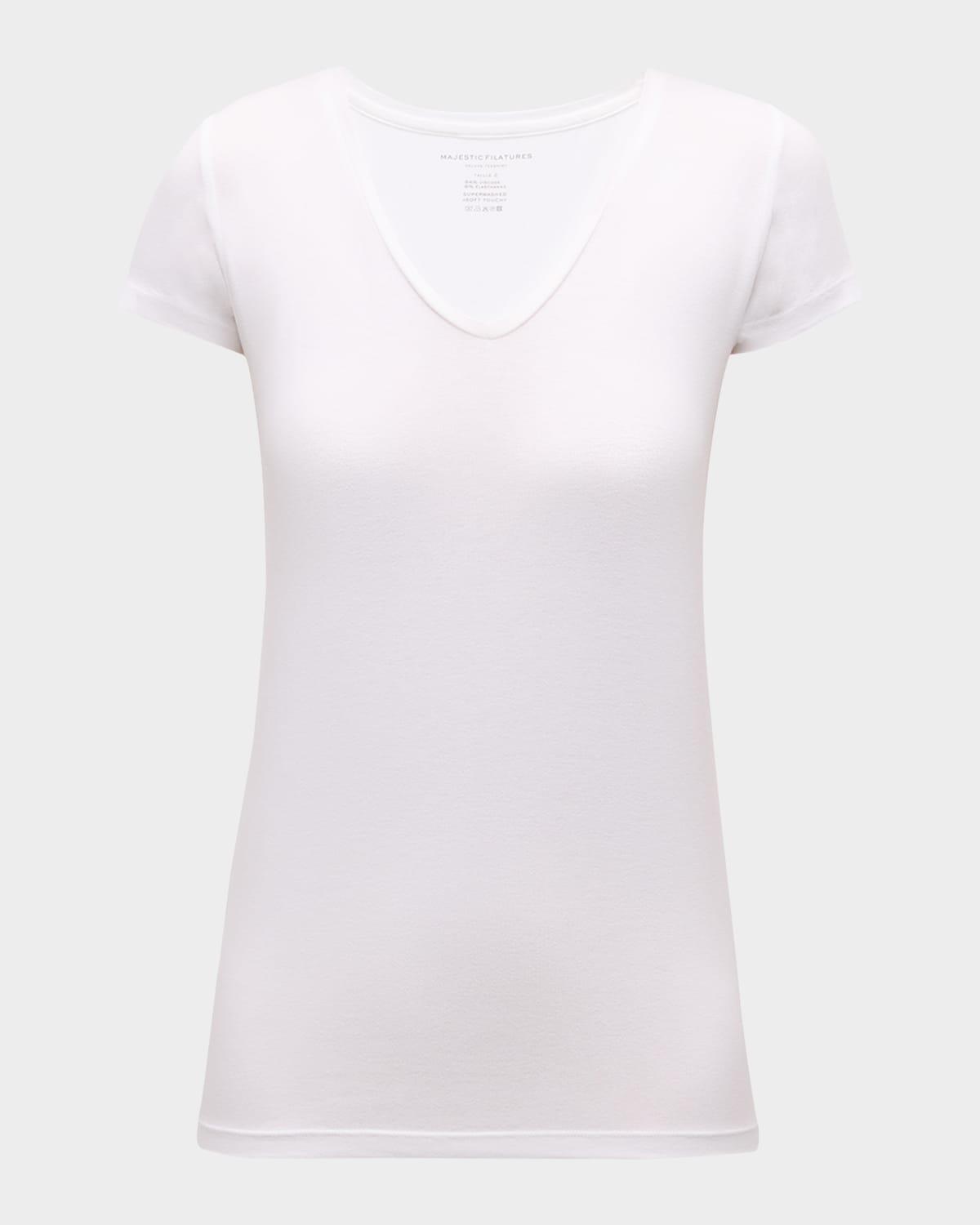 soft touch short-sleeve v-neck tee
