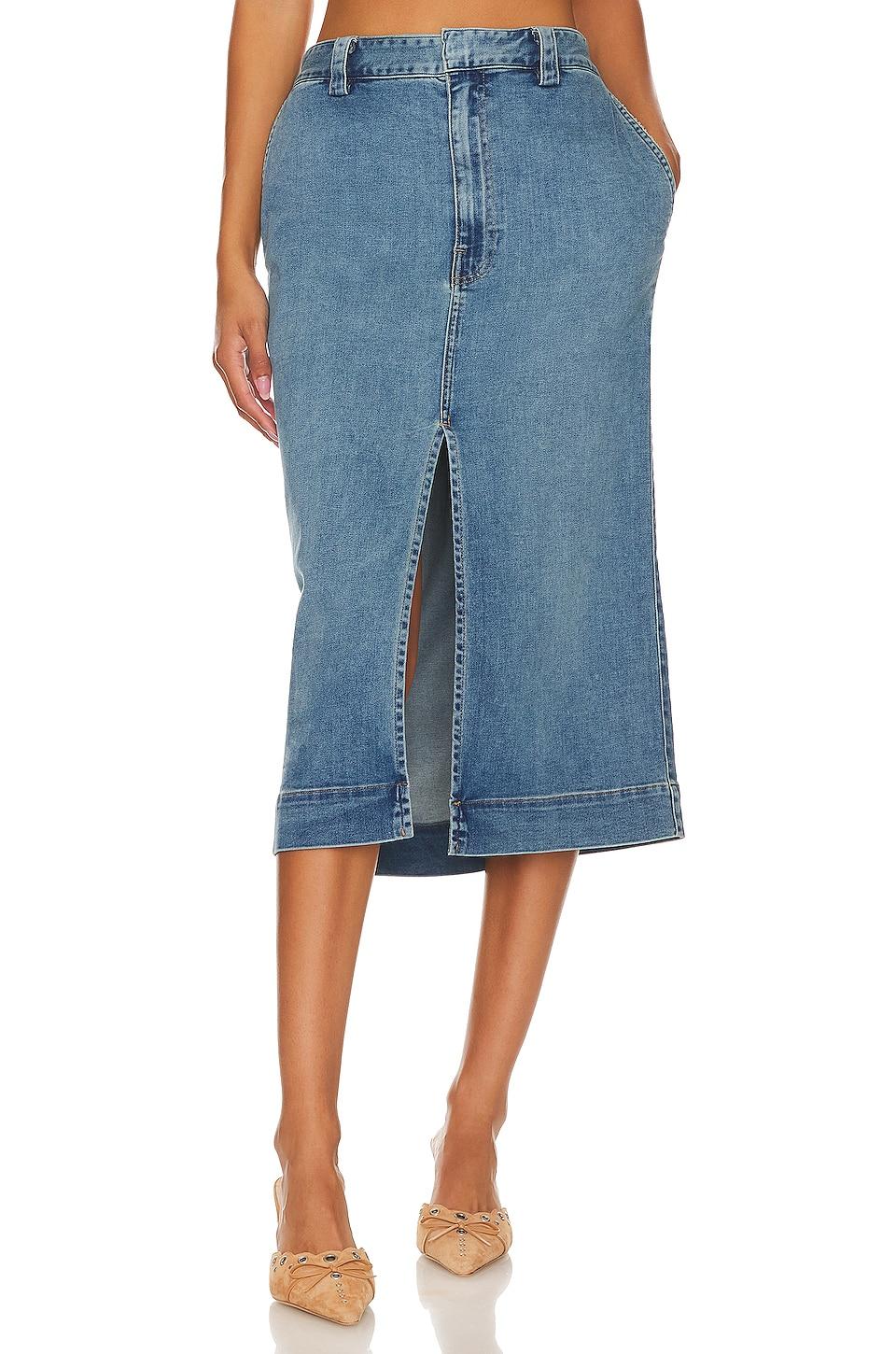 soft touch slit skirt