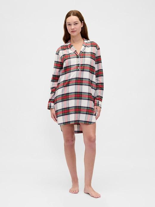 softest flannel pj dress