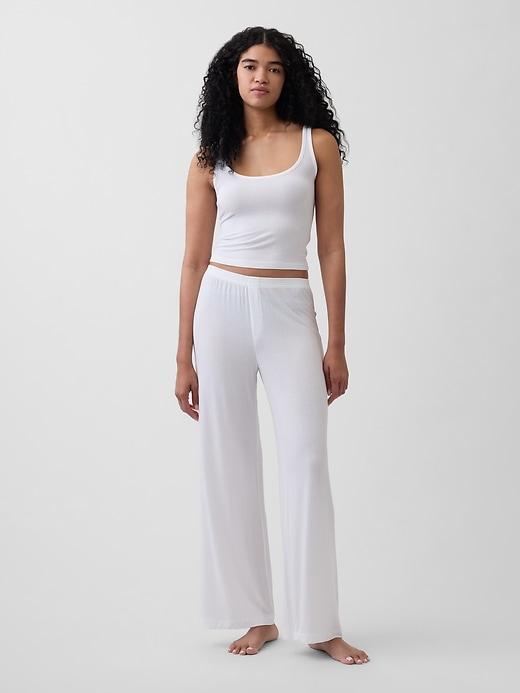 softest ultrafine rib modal pj pants