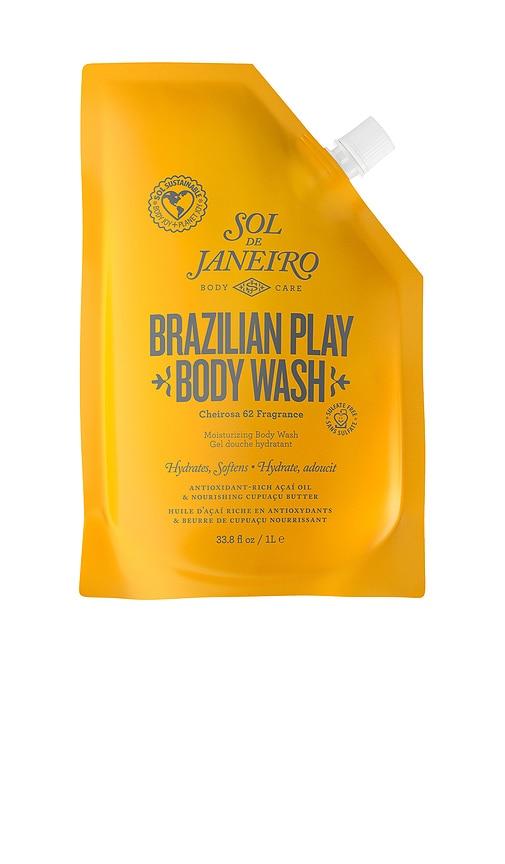 sol de janeiro brazilian play moisturizing shower cream-gel 1l refill in beauty: na.