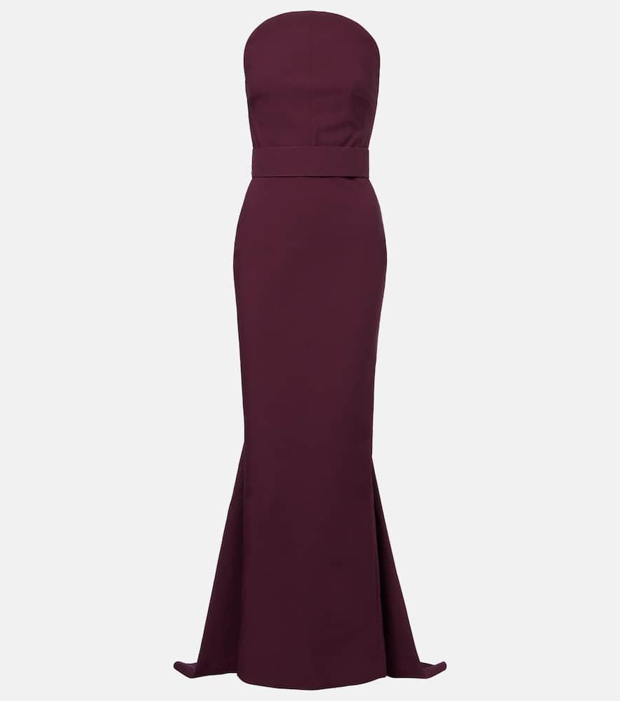 solace london citra strapless gown