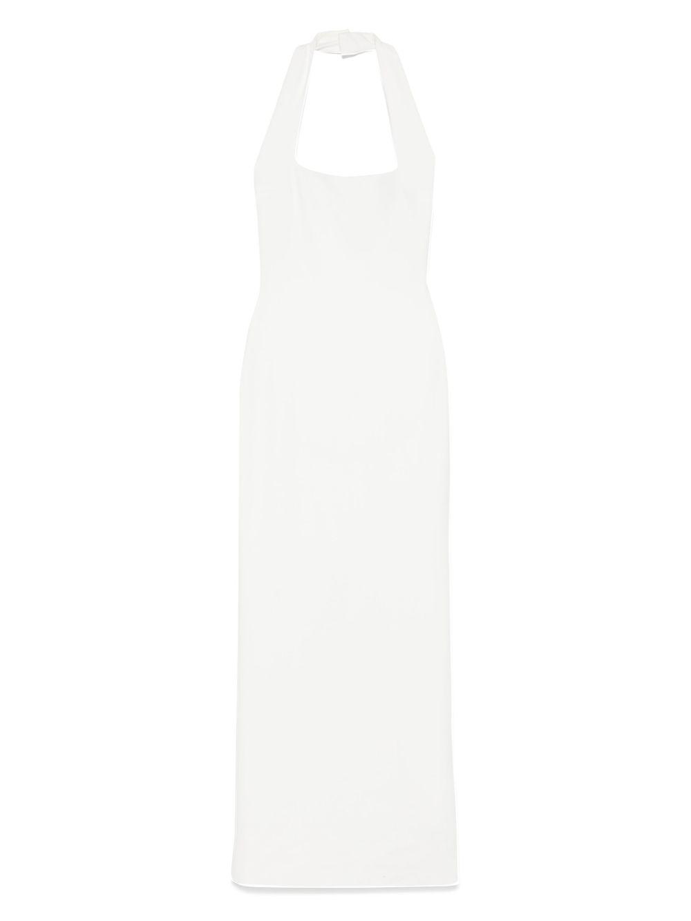 solace london dresses beige polyester elastane - women