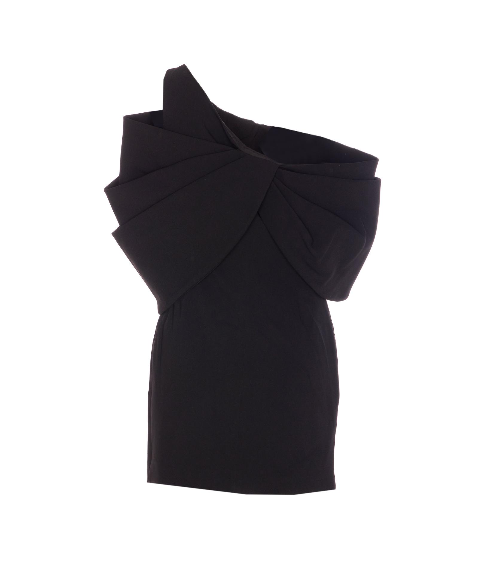 solace london dresses black polyester - women