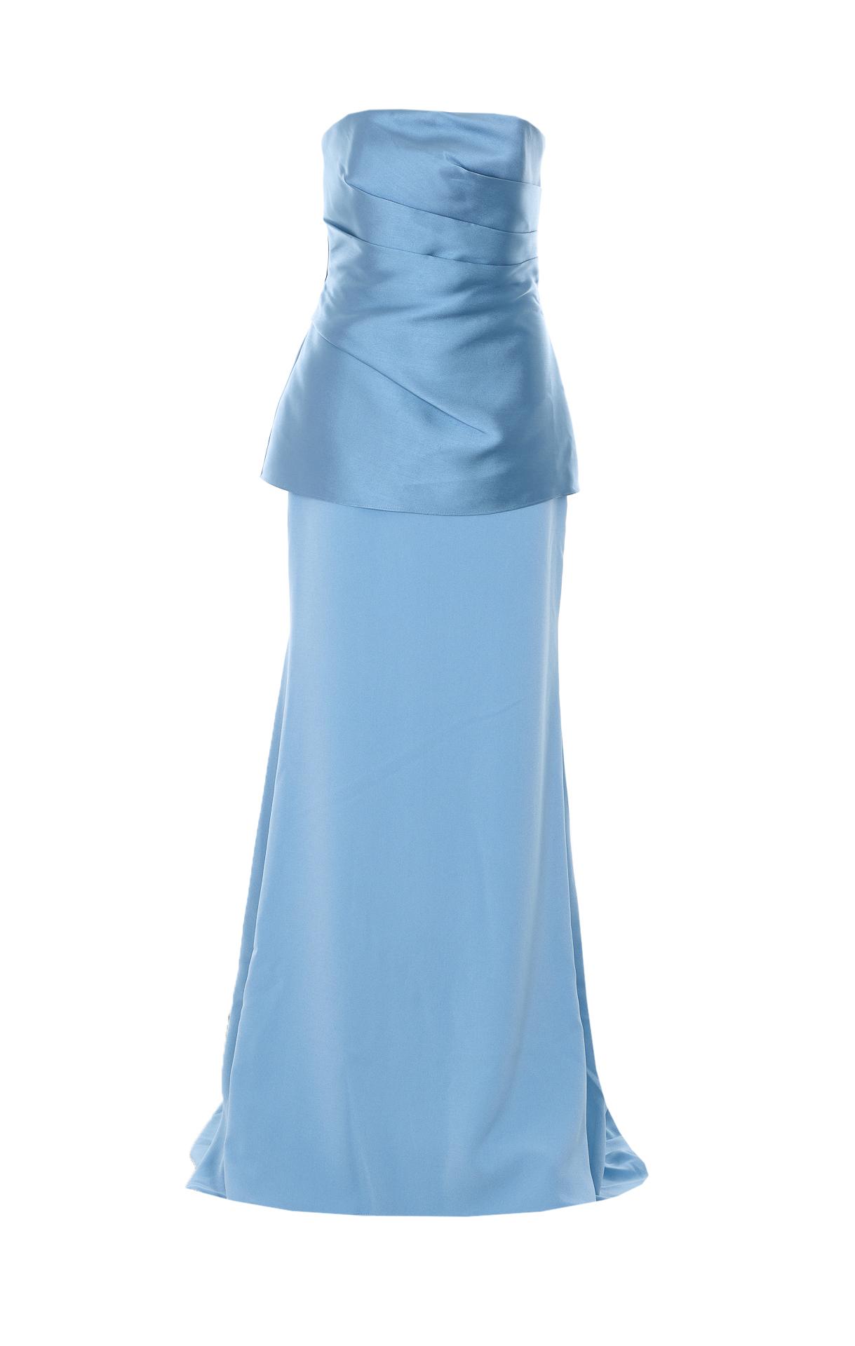 solace london dresses blue polyester - women