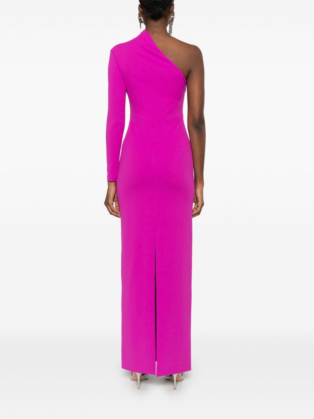 solace london dresses fuchsia polyester - women