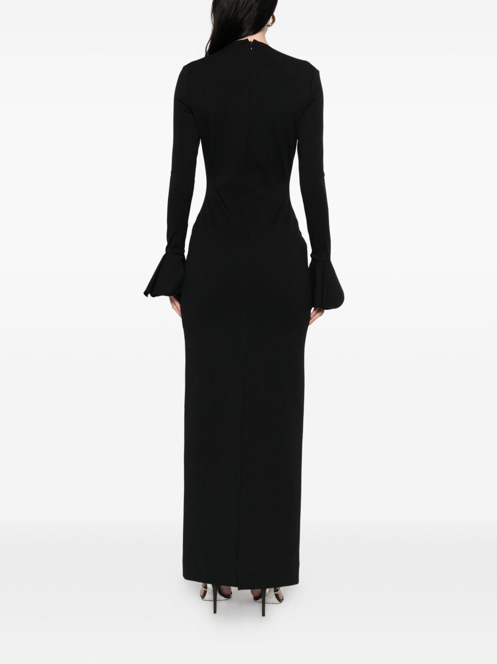 solace london dresses nero outer: polyester - women