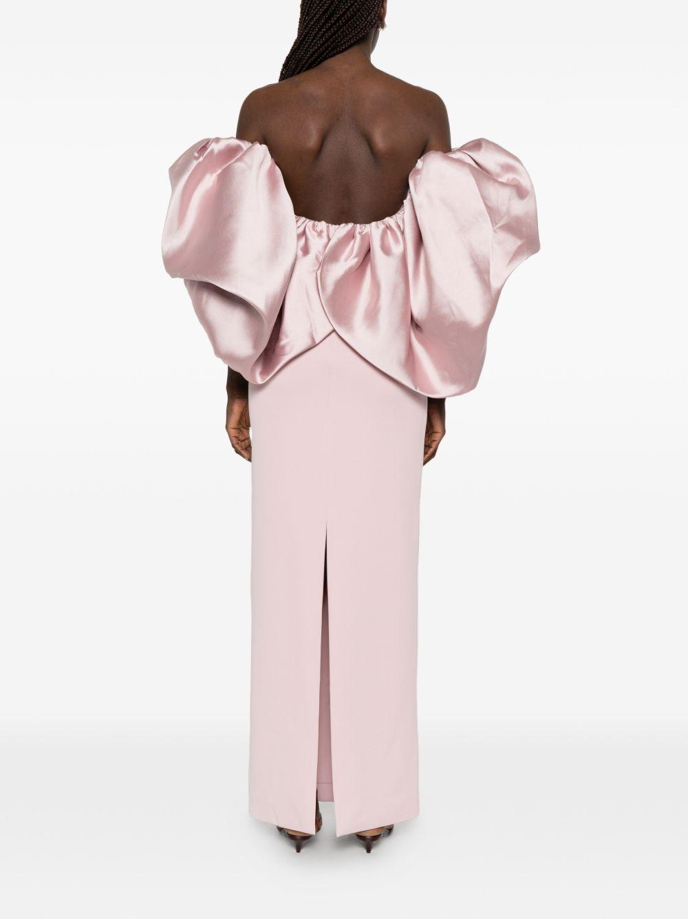 solace london dresses pink polyester - women