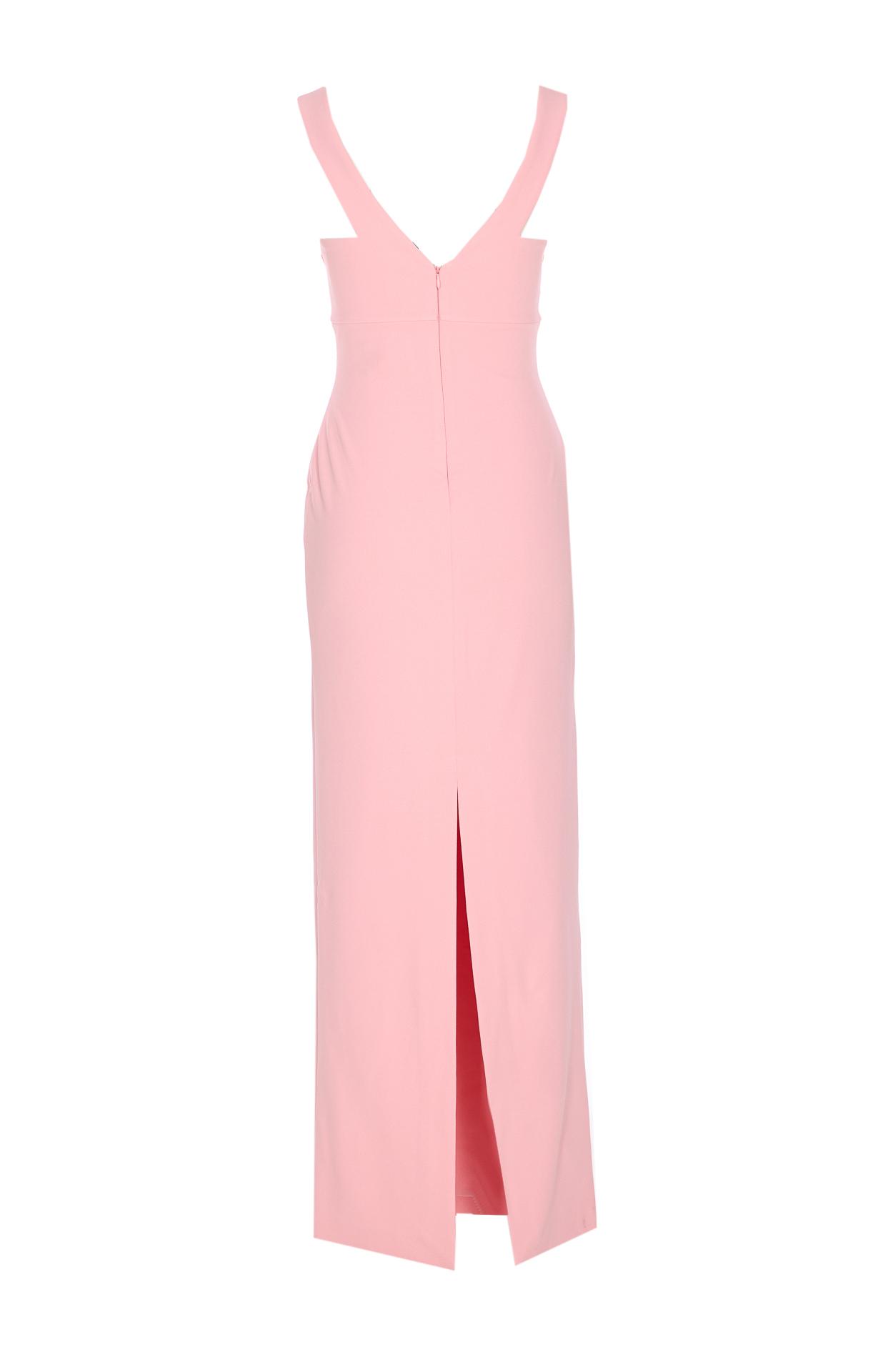 solace london dresses pink polyester - women