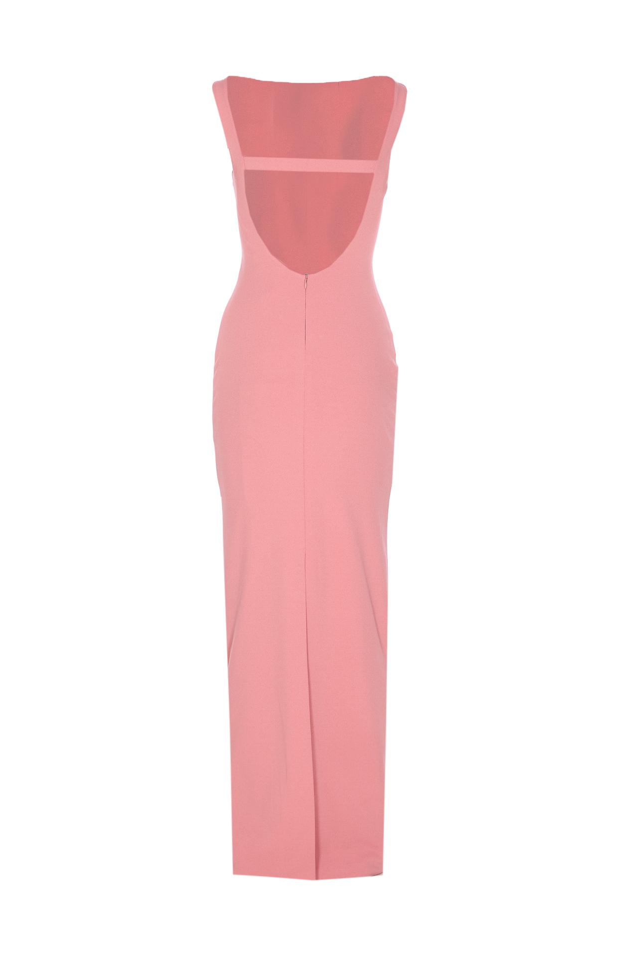 solace london dresses pink polyester - women