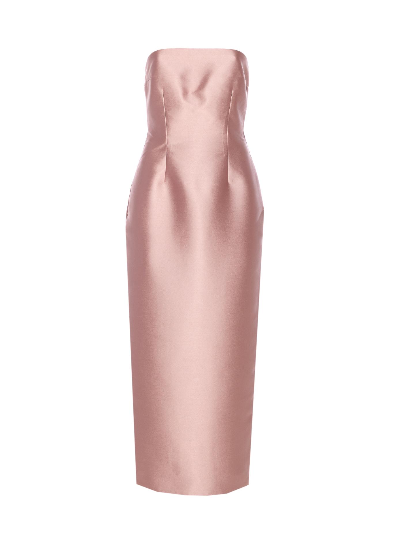 solace london dresses pink polyester - women