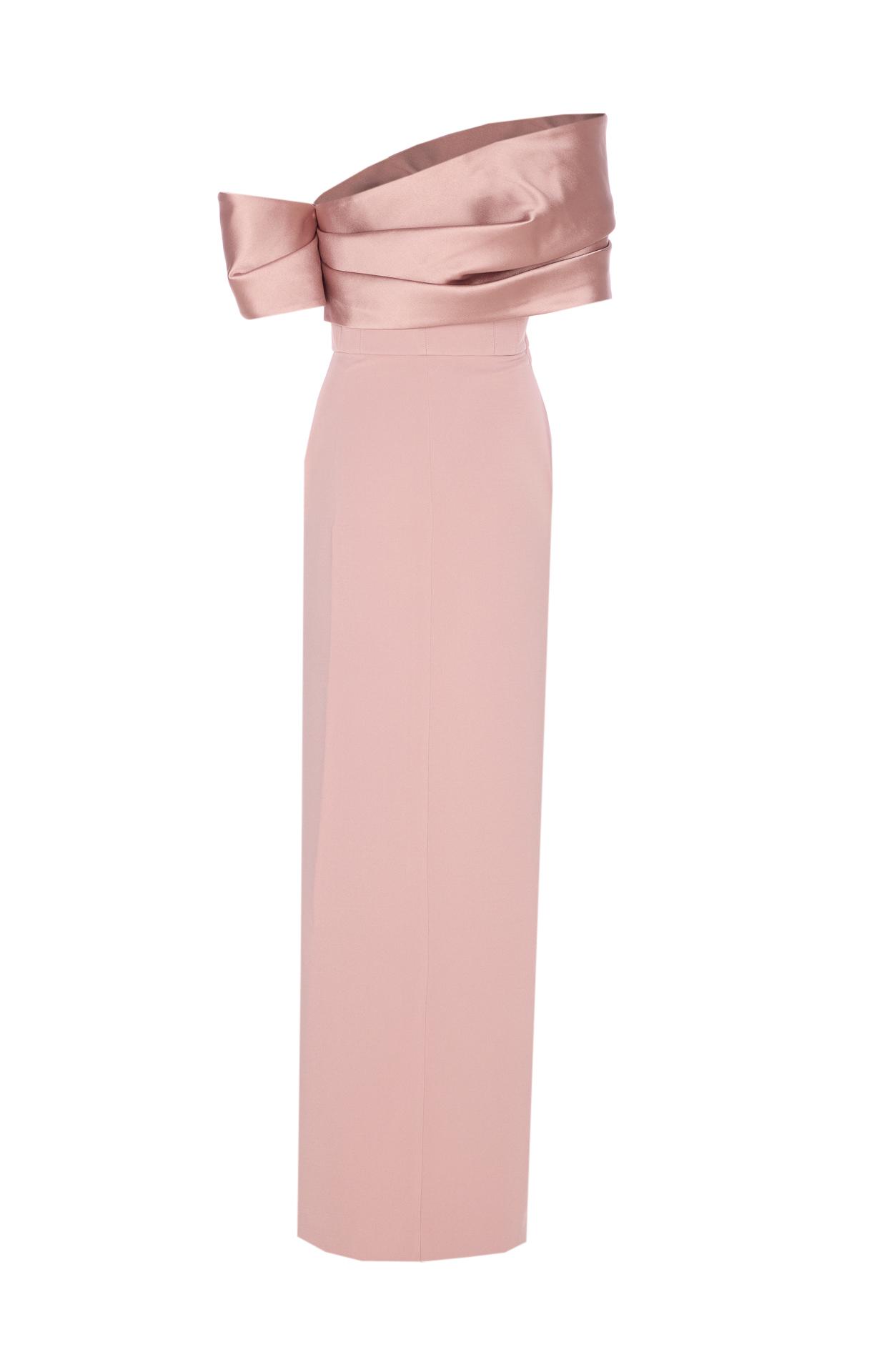 solace london dresses pink polyester - women