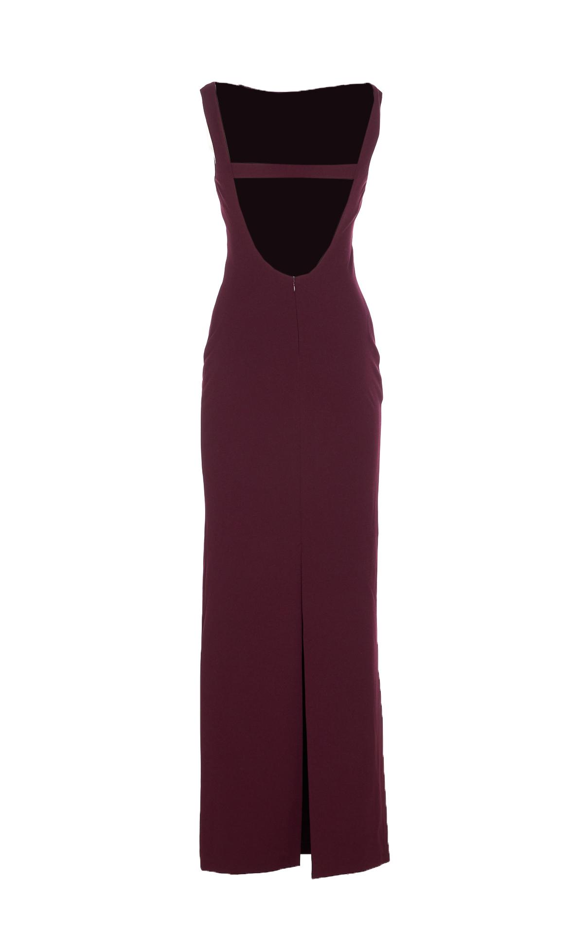solace london dresses red polyester - women