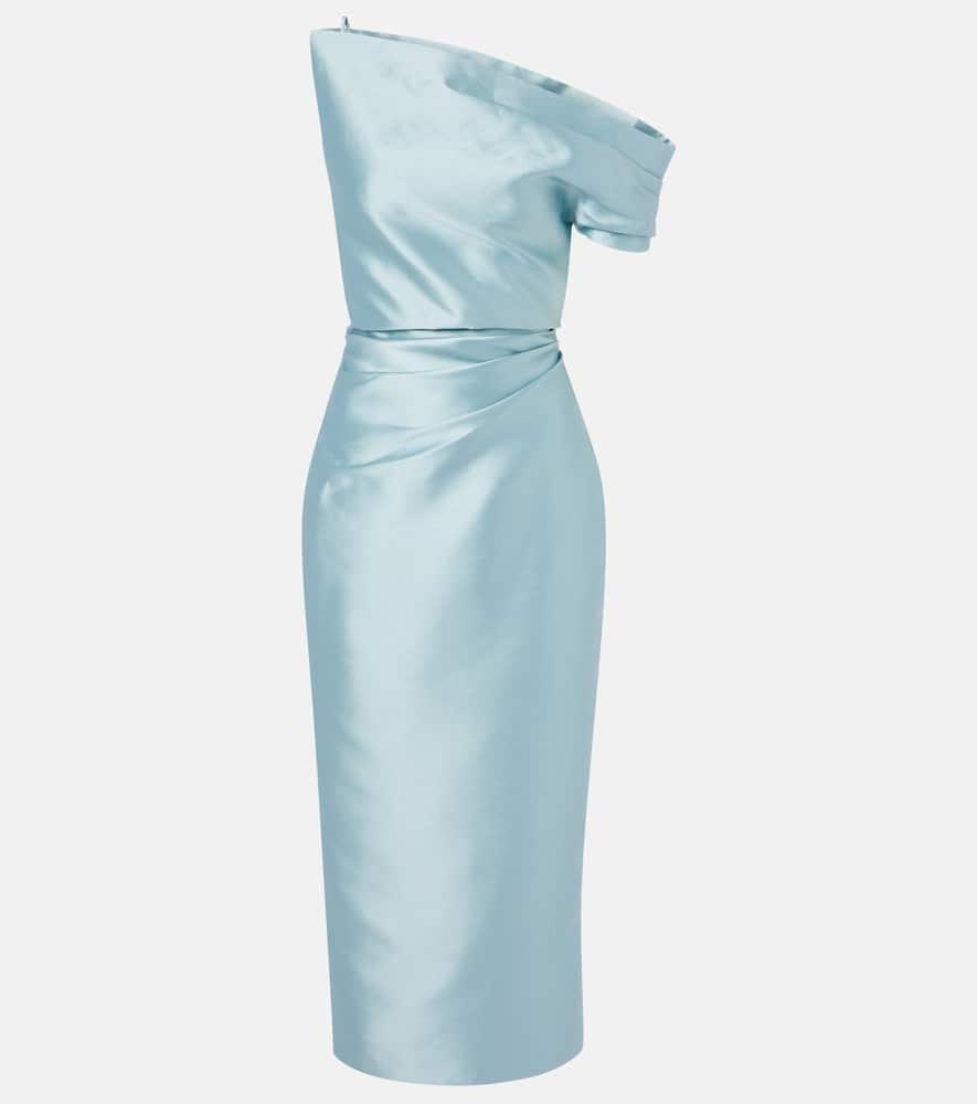 solace london ellison satin cocktail dress