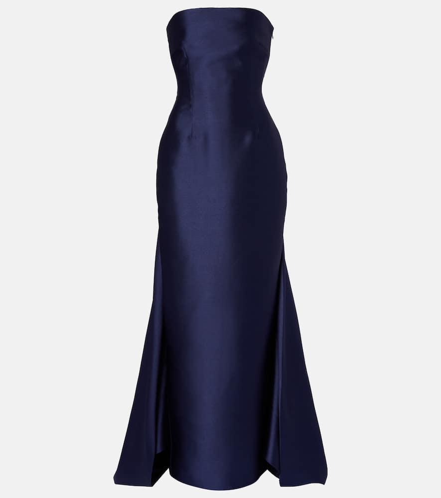 solace london imani strapless gown