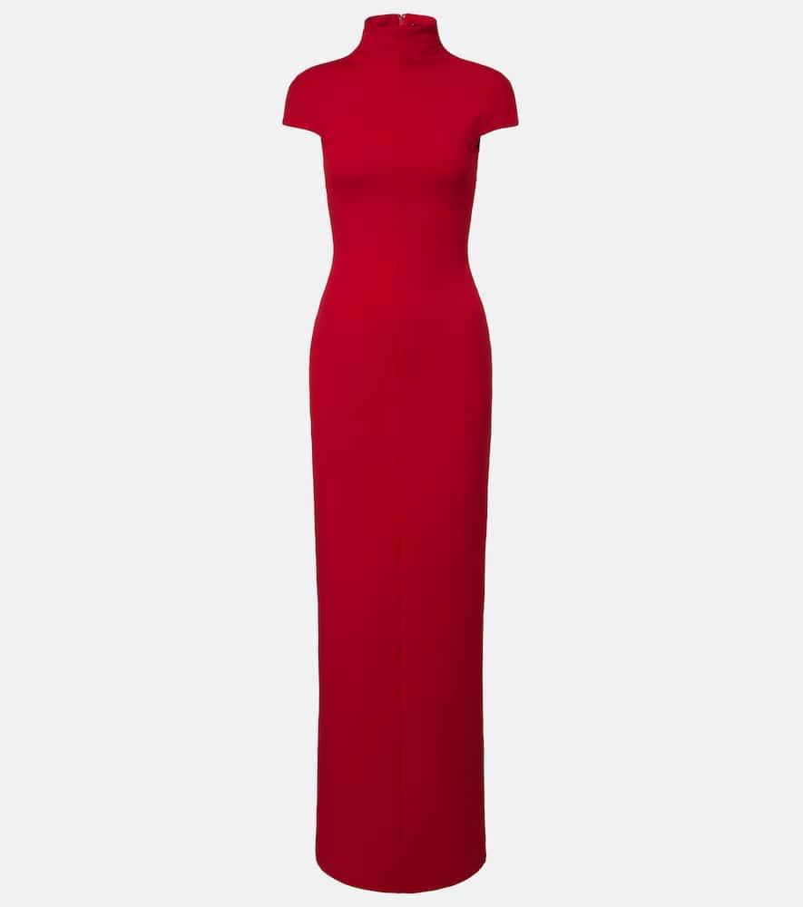 solace london lang crêpe maxi dress