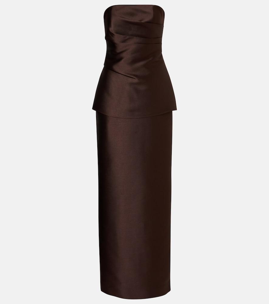 solace london lucille satin gown