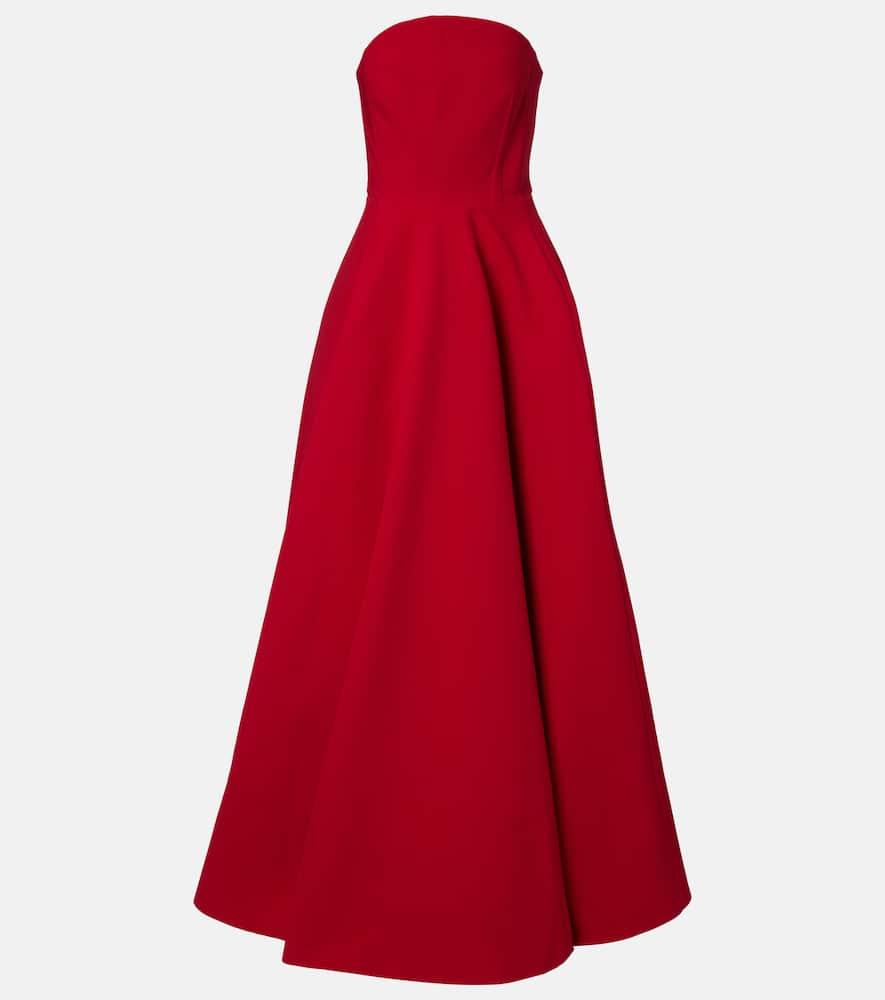 solace london mathilde strapless gown