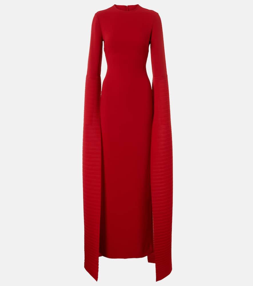 solace london naomi crêpe gown