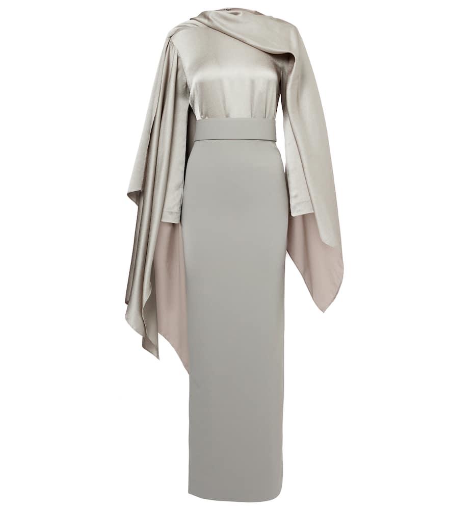 solace london rosalia draped satin